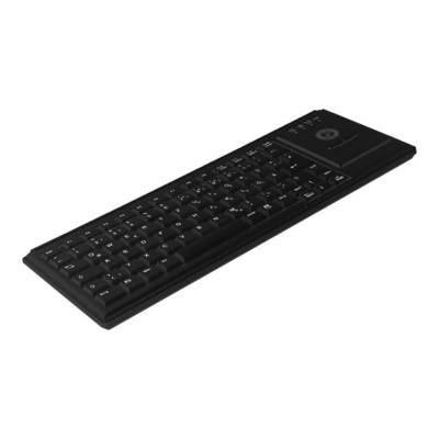 Contour Active Key AK-4400-T IndustrialKey USB Tastatur Deutsch, QWERTZ Schwarz Integrierter Trackball-5