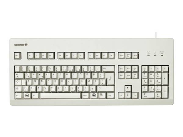 CHERRY G80-3000 USB Tastatur Deutsch, QWERTZ Grau