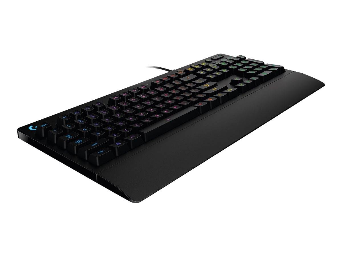 Logitech Gaming G213 Prodigy USB Gaming-Tastatur Deutsch, QWERTZ Schwarz Beleuchtet, Spritzwassergeschützt-8