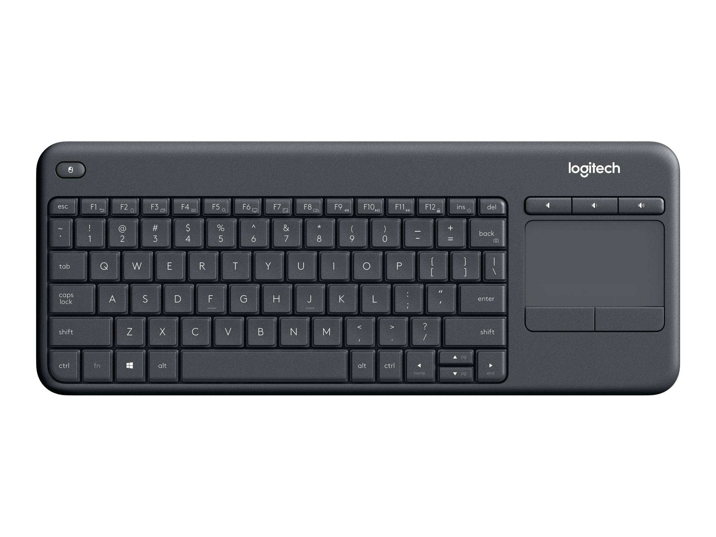 Logitech Wireless Touch Keyboard K400 Plus - Tastatur-8