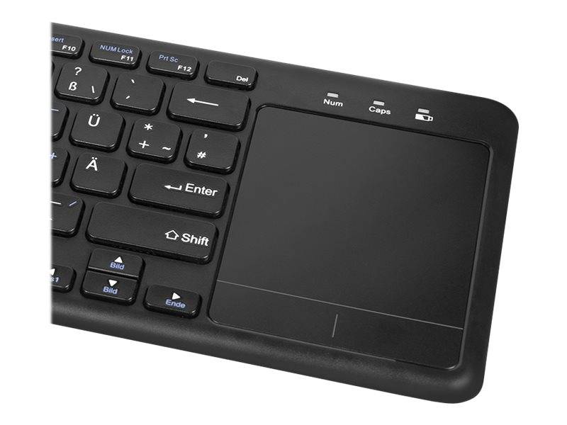 LogiLink - Tastatur - mit Touchpad - kabellos-8
