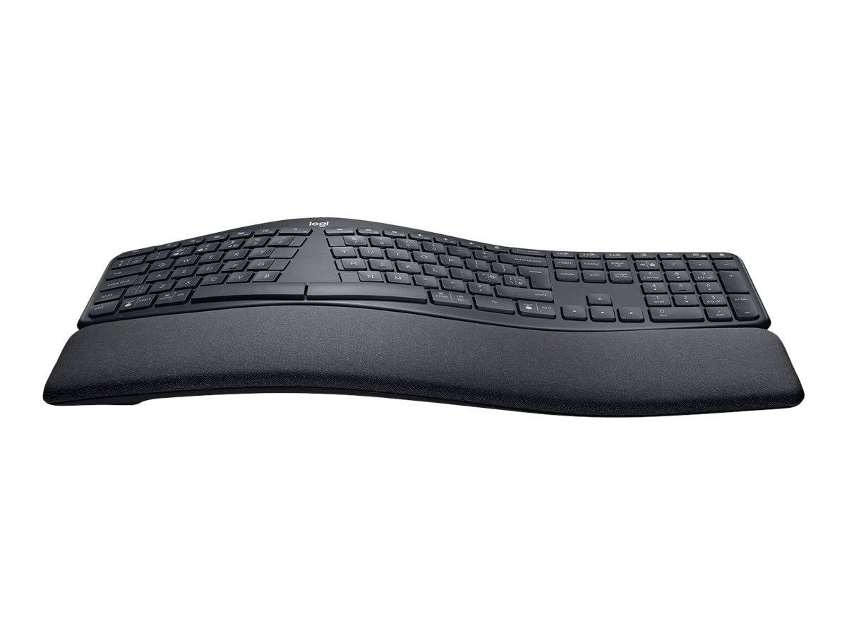 Logitech ERGO K860 - Tastatur - kabellos - 2.4 GHz, Bluetooth 5.0-0