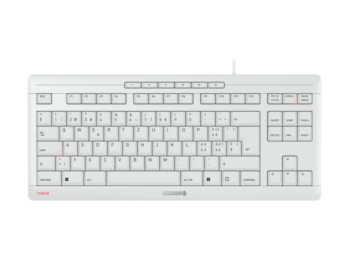 CHERRY STREAM KEYBOARD TKL - Tastatur - USB - Schweiz-0