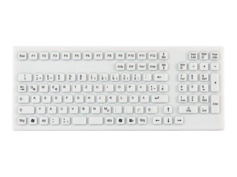 GETT TKG-106-IP68-WHITE - Tastatur - waschbar-0
