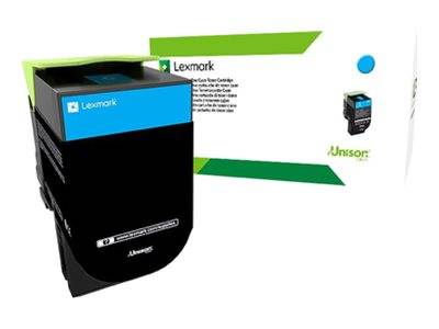 Lexmark 702CE - Cyan - original - Tonerpatrone LCCP, LRP, Lexmark Corporate-0