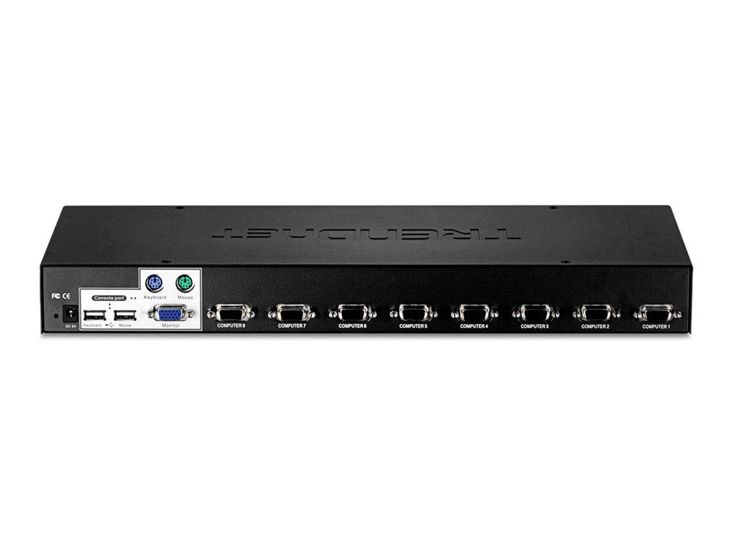 TRENDnet TK-803R KVM Switch 8-Port USB/PS/2 Rack Mount-6