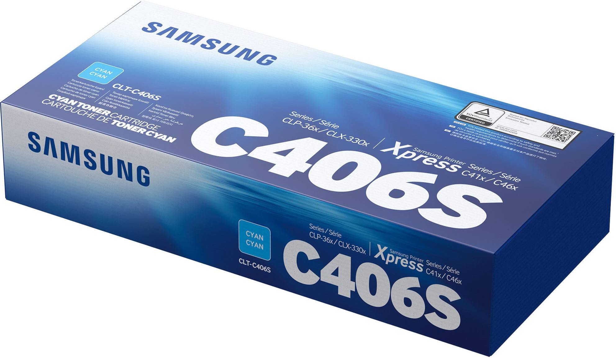 HP - Samsung CLT-C406S - Cyan - Original - Tonerpatrone (ST984A)-6