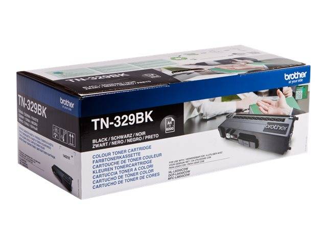Brother TN329BK - 2er-Pack - Schwarz - original-0