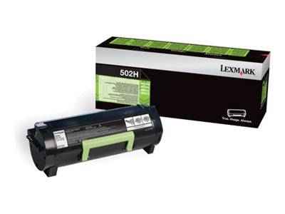 Lexmark Toner 502H Original Schwarz 5000 Seiten 50F2H00-5