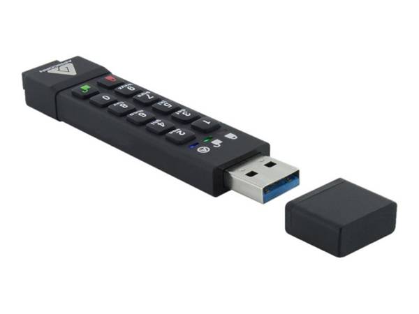 Apricorn Aegis Secure Key 3z - USB-Flash-Laufwerk - verschlüsselt - 128 GB - USB
