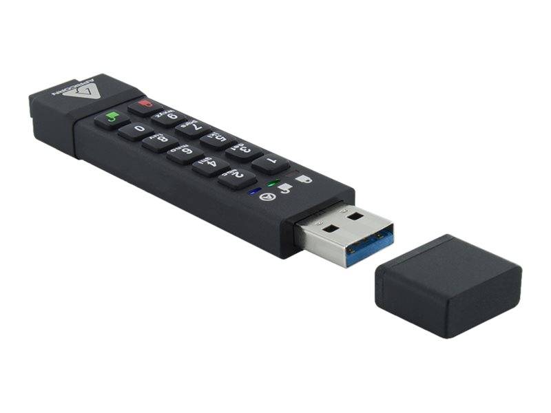 Apricorn Aegis Secure Key 3z - USB-Flash-Laufwerk - verschlüsselt - 128 GB - USB-0