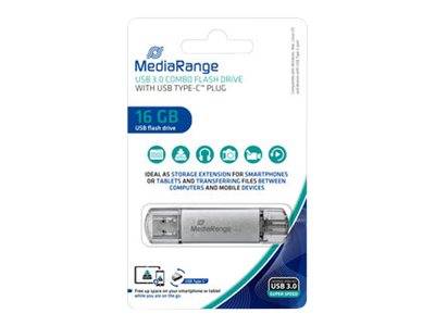 MediaRange combo - USB-Flash-Laufwerk - 16 GB-0