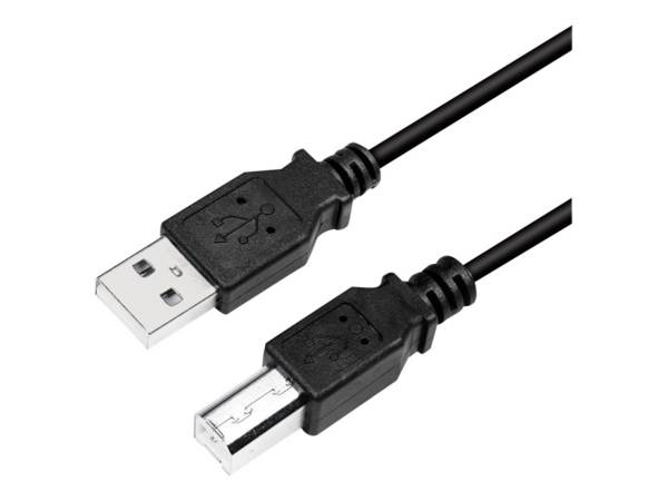 LogiLink - USB-Kabel - USB (M) zu USB Typ B (M)