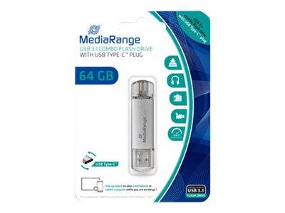 MediaRange combo - USB-Flash-Laufwerk - 64 GB-0