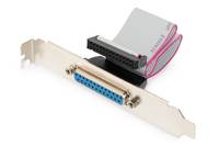 Digitus Parallel Anschlusskabel [1x D-SUB-Buchse 25pol. - 1x Buchsenleiste 26pol.] 0.25 m Beige-3