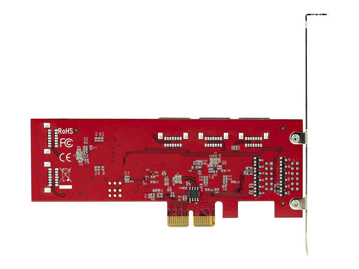 StarTech.com PCIe SATA Controller Karte - 10 Port SATA 3 Erweiterungskarte/Kontroller - 6Gbit/s - Full- und Low-Profile-2