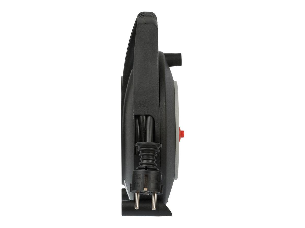 Brennenstuhl 1093200 Kabeltrommel 10.00 m Schwarz Schutzkontakt 