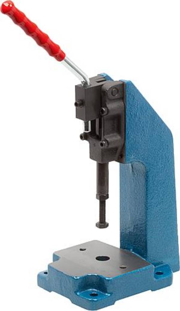 KNIEHEBELPRESSE HANDAUSFÜHRUNG, F2=6000, STAHL, KOMP:STAHL