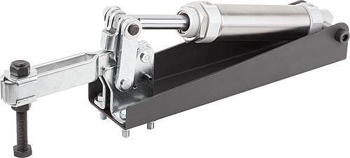 PNEUMATIKSPANNER HORIZONTAL, FORM:A, STAHL, KOMP:STAHL F1=3000-0