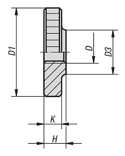 RÄNDELMUTTER FLACH D=M06 D1=24 H=6, AUTOM.STAHL BRÜNIERT-5