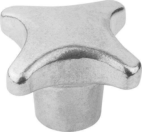 KREUZGRIFF DIN6335 D=M12, D1=63, H=40, FORM:E, ALUMINIUM