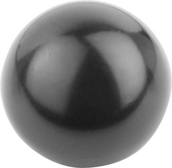KUGELKNOPF GLATTE AUSFÜHRUNG DIN319 ERWEITERT, D1=25, D=8, FORM:L KLEMMHÜLSE, DUROPLAST SCHWARZ,