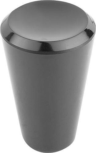 KONUSKNOPF FESTSTEHEND D=M10, D1=35, DUROPLAST SCHWARZ-0