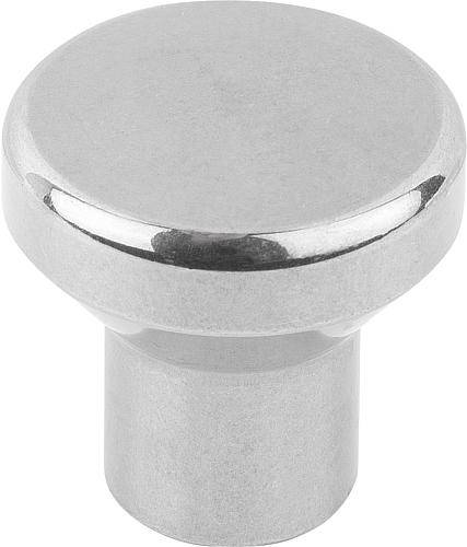 PILZKNOPF HYGIENIC USIT® D=M04 D1=20 EDELSTAHL 1.4404, POLIERT, HOHER BUND-0