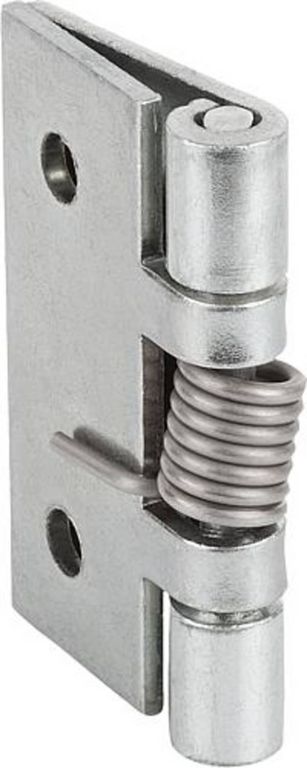 FEDERSCHARNIER FEDER SCHLIEßEND A=50, B=50, ALUMINIUM BLANK