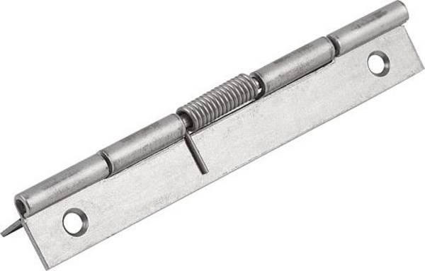 FEDERSCHARNIER FEDER ÖFFNEND A=20, B=75, STAHL BLANK