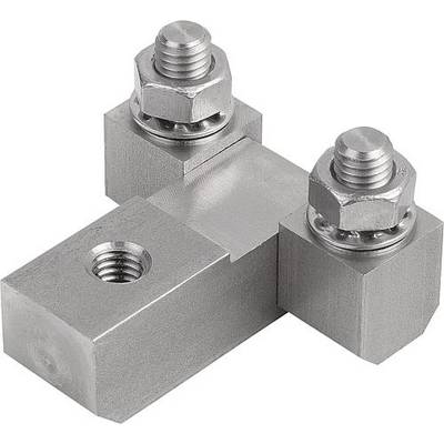 SCHARNIER ECKIG LANGE AUSFÜHRUNG MIT BEFESTIGUNGSMUTTER, EDELSTAHL A4 1.4401, B=40, A=45, A1=30, A2=10-0