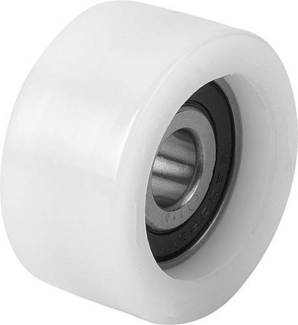 FÜHRUNGSROLLE OHNE FESTSTELLSYSTEM POLYAMID, OHNE GEHÄUSE, D=50, B=15