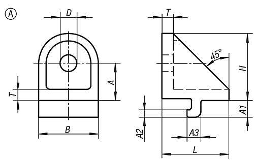 KLEMMWINKEL 36X32X36, FORM:A, TYP I, BN=8-1