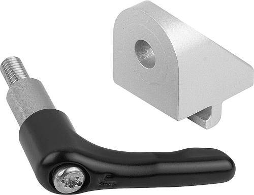 KLEMMWINKEL MIT KLEMMHEBEL D1=M06 27X24X27, FORM:B, TYP I, BN=6-0