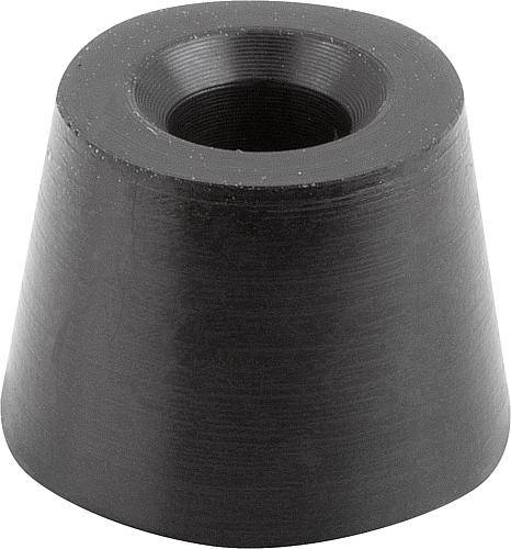 DRUCKSTÜCK MIT BOHRUNG NEOPREN Ø BOHRUNG 4,5-0