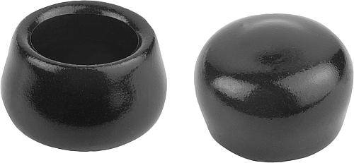 SCHUTZKAPPE, KUNSTSTOFF SCHWARZ,