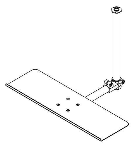 MONITORHALTERUNG TASTATURABLAGE, THERMOPLAST, KOMP:ALUMINIUM-5