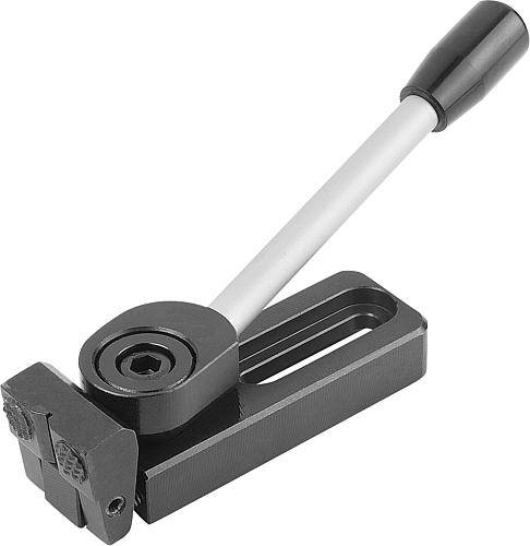 NIEDERZUGSPANNER LINKS A=121,5 40X39, FORM:C STAHL-0