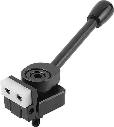 NIEDERZUGSPANNER LINKS A=38,5 25X25, FORM:D STAHL-0