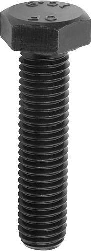 SECHSKANTSCHRAUBE DIN933, GEWINDE DURCHGÄNGIG M08X25, STAHL 10.9 BLANK (SCHWARZ)-0