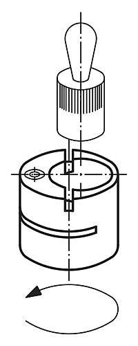 AUFNAHME EXZENTRISCH D1=12, D2=6 STAHL-6