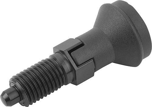 ARRETIERBOLZEN GR.2 D1=M12X1,5, D=6, FORM:C MIT RASTNUT OHNE KONTERMUTTER, STAHL GEHÄRTET, KOMP:THERMOPLAST-0