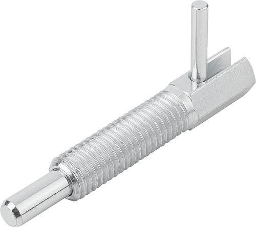 ARRETIERBOLZEN MIT RASTNUT GR.9 D1=M08 STAHL, BLAU PASSIVIERT-0