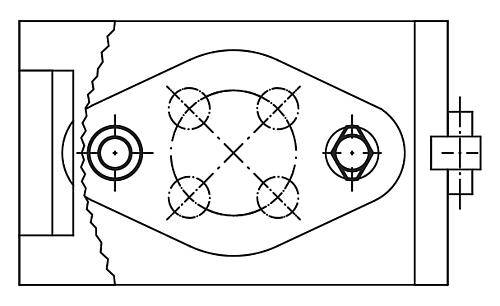 AUFNAHMEBOLZEN LANGE AUSFÜHRUNG DIN6321, FORM:C ABGEFLACHT, D1=6, H=12, D2=4, WERKZEUGSTAHL GEHÄRTET UND-1