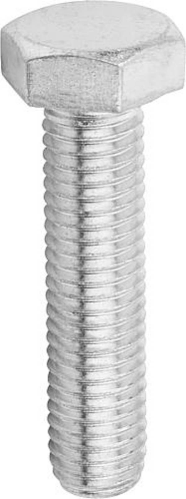SECHSKANTSCHRAUBE DIN933, GEWINDE DURCHGÄNGIG M08X60, STAHL 10.9 GALVANISCH VERZINKT
