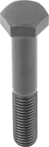 SECHSKANTSCHRAUBE MIT SCHAFT DIN931 M10X90, SW=17, STAHL 8.8 BLANK (SCHWARZ)-0