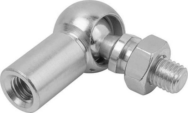 WINKELGELENK DIN71802 RECHTSGEWINDE, FORM:C OHNE SICHERUNGSBÜGEL, D1=8, INNEN- UND AUSSENGEWINDE M05, STAHL
