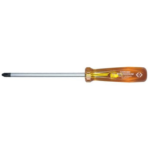 C.K T4812 2 Werkstatt Kreuzschlitz-Schraubendreher PH 2 Klingenlänge: 100 mm DIN ISO 8764