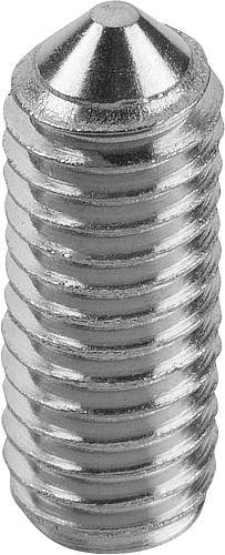 GEWINDESTIFT M.INNENSECHSKANT + SPITZE DIN EN ISO4027 M10X80, EDELSTAHL A2 70, BLANK-0