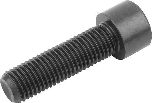 ZYLINDERSCHRAUBE MIT INNENSECHSKANT, DIN EN ISO4762 M12X140, STAHL 12.9 BLANK (SCHWARZ)-0